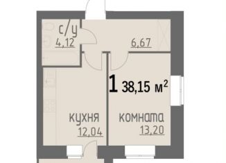 Продам однокомнатную квартиру, 38.2 м2, Муром, Муромская улица, 25А