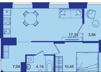 Продается однокомнатная квартира, 42.9 м2, Брянская область