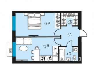 Продажа 1-ком. квартиры, 44.8 м2, Пермь, улица Луначарского, 97, Ленинский район