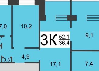 Продаю 3-комнатную квартиру, 53 м2, Нижний Новгород, Сормовский район, улица Льва Толстого, 6