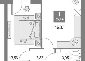 Продаю 1-ком. квартиру, 42.8 м2, Кировская область