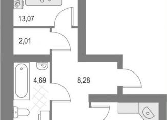 Продается 2-комнатная квартира, 61.4 м2, Киров, Первомайский район