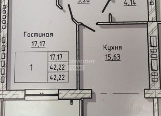 1-ком. квартира на продажу, 42.2 м2, Кабардино-Балкариия, улица Ленина, 394