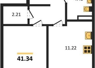 Продаю однокомнатную квартиру, 41.3 м2, Воронеж, Коминтерновский район