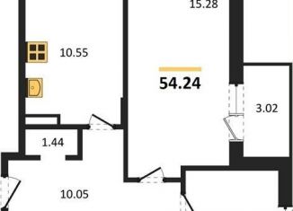 Продам 2-комнатную квартиру, 54.2 м2, Воронежская область