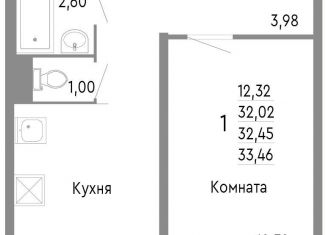 Продаю 1-комнатную квартиру, 32.5 м2, Челябинск, Нефтебазовая улица, 1к2