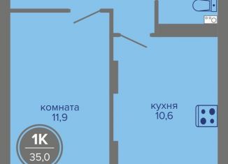 Продам 1-ком. квартиру, 35 м2, Пермь, Индустриальный район, шоссе Космонавтов, 309Ак1