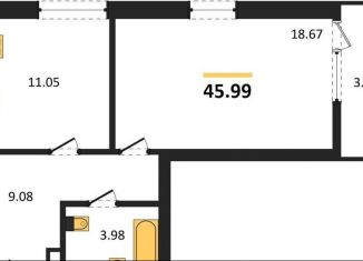 Продается 1-комнатная квартира, 46 м2, Новосибирск, улица Краузе, 31