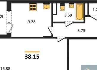 Продам 1-комнатную квартиру, 38.2 м2, Воронеж, Покровская улица, 19, Коминтерновский район