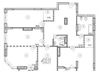 Продам 4-комнатную квартиру, 146.6 м2, Новосибирск, Кировский район