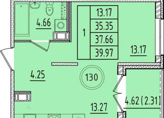 Продается 1-комнатная квартира, 35.4 м2, Санкт-Петербург