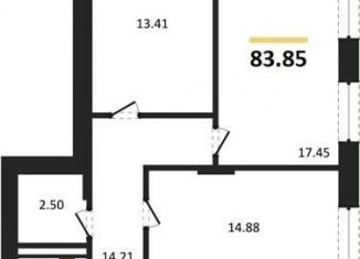 Продажа трехкомнатной квартиры, 83.8 м2, Воронеж, Ленинский район, улица 9 Января, 68Л