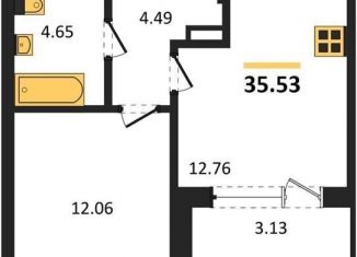 Продается 1-ком. квартира, 35.5 м2, Воронеж, Левобережный район