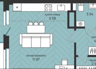 Продается 1-комнатная квартира, 36 м2, Архангельск, территориальный округ Майская горка