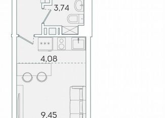 Квартира на продажу студия, 20.4 м2, Мурино, Екатерининская улица, 11