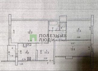 Продаю 3-комнатную квартиру, 66.3 м2, Тверская область, Лихославльская улица, 19А