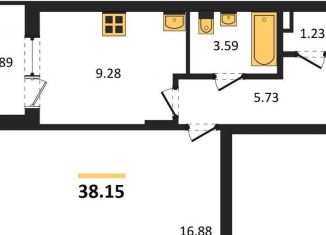 Продам однокомнатную квартиру, 38.2 м2, Воронеж, Коминтерновский район, Покровская улица, 19