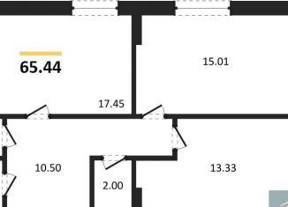 Продам 2-ком. квартиру, 65.4 м2, Воронеж, Ленинский район, улица 9 Января, 68Л