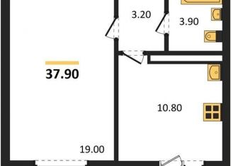 Продается 1-комнатная квартира, 37.9 м2, Воронеж, улица Шидловского, 28