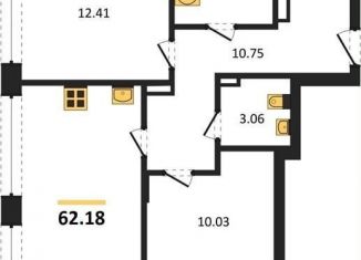 Продается 2-ком. квартира, 62.2 м2, Воронеж