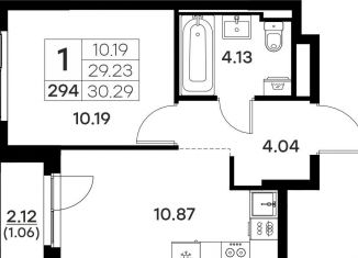 Продам 1-ком. квартиру, 30.3 м2, Владимирская область, Тракторная улица, 43