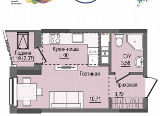 Продажа квартиры студии, 23.7 м2, Ижевск, Первомайский район, жилой комплекс Рио, 2