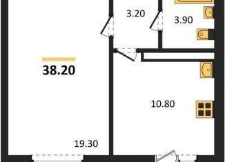 Продается однокомнатная квартира, 38.2 м2, Воронеж, Левобережный район, улица Шидловского, 28