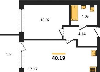 Продается 1-ком. квартира, 40.2 м2, Москва, улица Свободы, 25/11