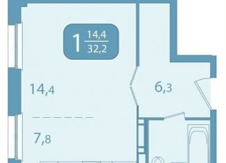 Продается 1-ком. квартира, 34.7 м2, Томск, улица Юрия Ковалёва, 47