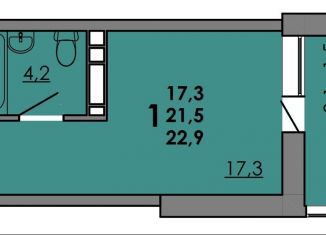 Продаю квартиру студию, 22.9 м2, Ростов-на-Дону, Советский район