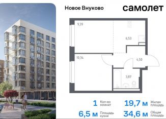 Продажа 1-ком. квартиры, 34.6 м2, поселение Кокошкино, жилой комплекс Новое Внуково, к24