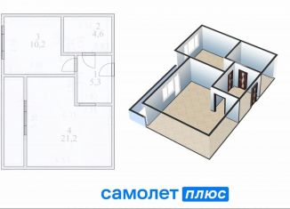 2-ком. квартира на продажу, 41.3 м2, Кемерово, проспект Шахтёров, 91