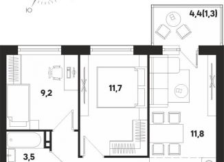 Продается трехкомнатная квартира, 48.6 м2, деревня Кондратово, улица Парфёнова, 5