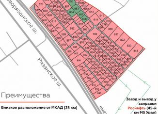 Продается земельный участок, 130 сот., Раменский городской округ, М-5 Урал, 44-й километр