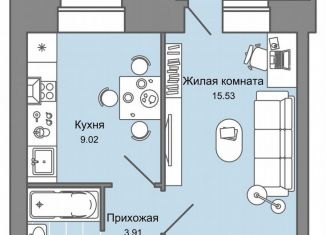 Однокомнатная квартира на продажу, 34 м2, Кировская область