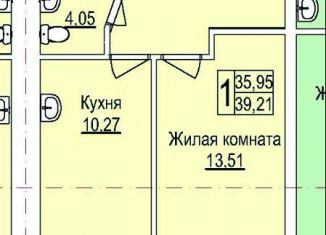 Продажа 1-комнатной квартиры, 38.8 м2, Благовещенск, Заводская улица, 4/9, ЖК Лазурный Берег