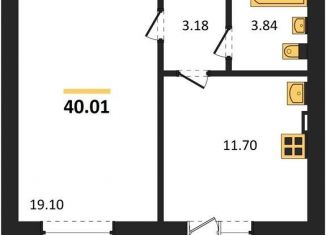 Продается 1-ком. квартира, 40 м2, село Александровка