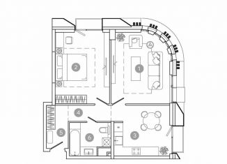 Продаю 2-комнатную квартиру, 61 м2, Москва, район Соколиная Гора