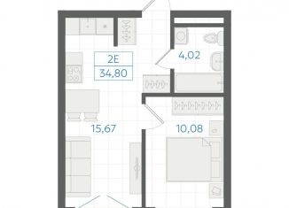 Продам однокомнатную квартиру, 33.7 м2, Екатеринбург, Ленинский район