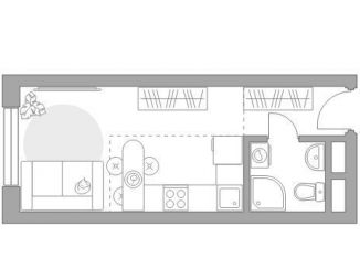Квартира на продажу студия, 19.5 м2, Балашиха