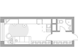 Квартира на продажу студия, 26.5 м2, Москва, Трубецкая улица, 8