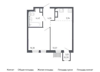 Продажа 2-комнатной квартиры, 36.6 м2, Москва, метро Пятницкое шоссе