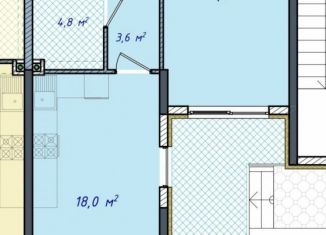 Продажа однокомнатной квартиры, 69 м2, Геленджик, Туристическая улица, 4Гк2А, ЖК Горизонт