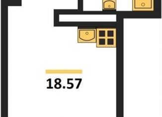 Продажа квартиры студии, 18.6 м2, Воронежская область, улица Славы, 7