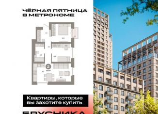 Продажа 2-комнатной квартиры, 58.6 м2, Москва, станция Бульвар Рокоссовского, Тагильская улица, 6/5