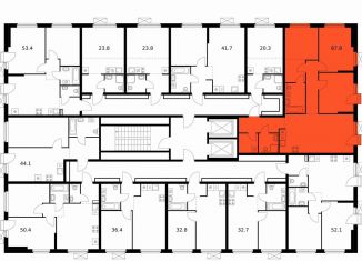 Трехкомнатная квартира на продажу, 87.8 м2, Казань, Советский район