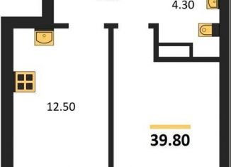 Продам 1-комнатную квартиру, 39.8 м2, Новосибирск, Заельцовский район, улица Брестская Горка