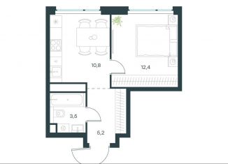 Продам 1-комнатную квартиру, 31.9 м2, Москва, метро Мичуринский проспект, жилой комплекс Левел Мичуринский, к11