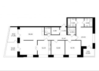 Продажа 4-ком. квартиры, 144.8 м2, Москва, Даниловский район, жилой комплекс Форивер, 6