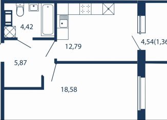 Продаю однокомнатную квартиру, 43 м2, Сестрорецк, улица Инструментальщиков, 18
